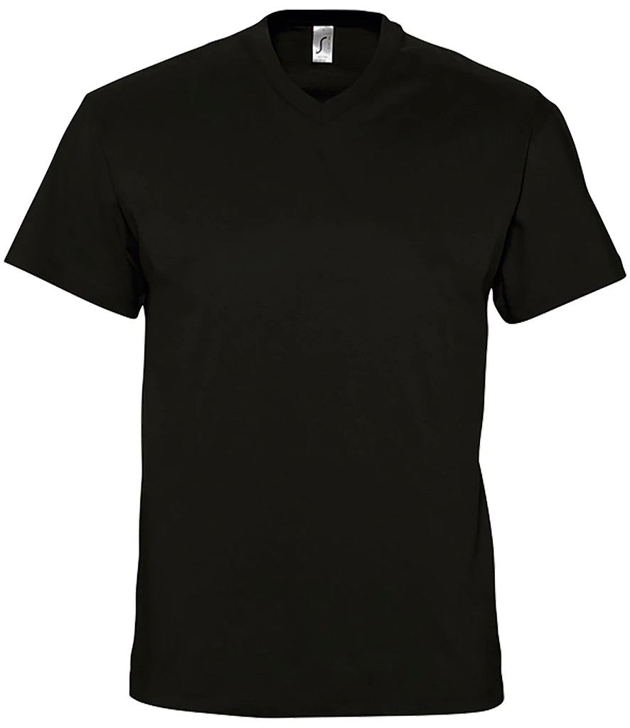 SOL'S Victory V Neck T-Shirt — Deep Black