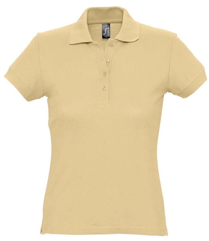 SOL'S Ladies Passion Cotton Piqué Polo Shirt — Sand