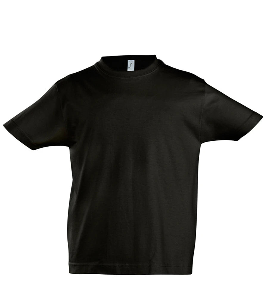 SOL'S Kids Imperial Heavy T-Shirt — Deep Black