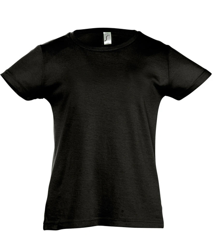 SOL'S Girls Cherry T-Shirt — Deep Black