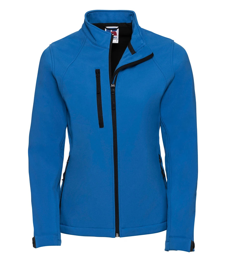 Russell Athletic Ladies Soft Shell Jacket — Azure
