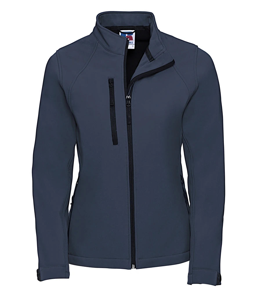 Russell Athletic Ladies Soft Shell Jacket — French Navy