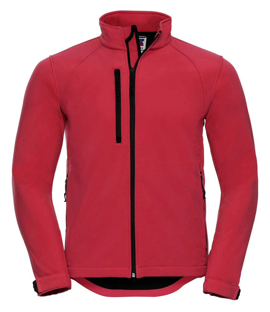 Russell Athletic Soft Shell Jacket — Classic Red