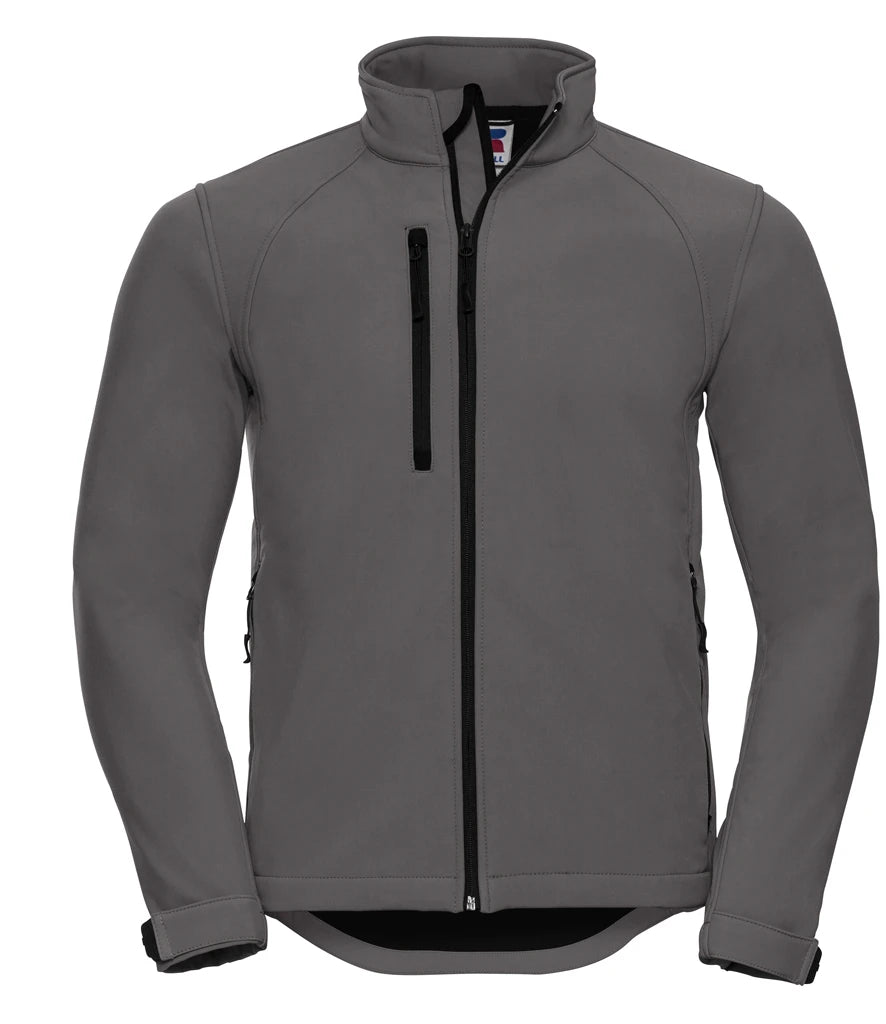 Russell Athletic Soft Shell Jacket — Titanium