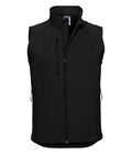Russell Athletic Soft Shell Gilet — Black