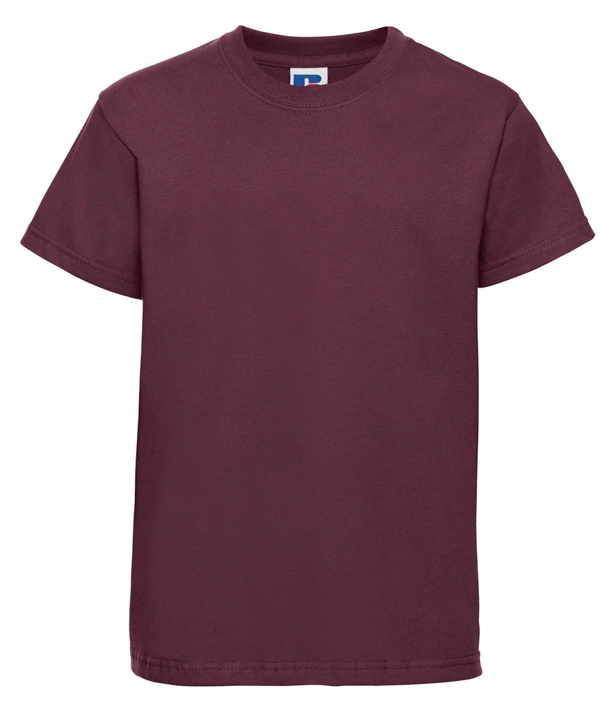 Russell Athletic Kids Classic Ringspun T-Shirt — Burgundy