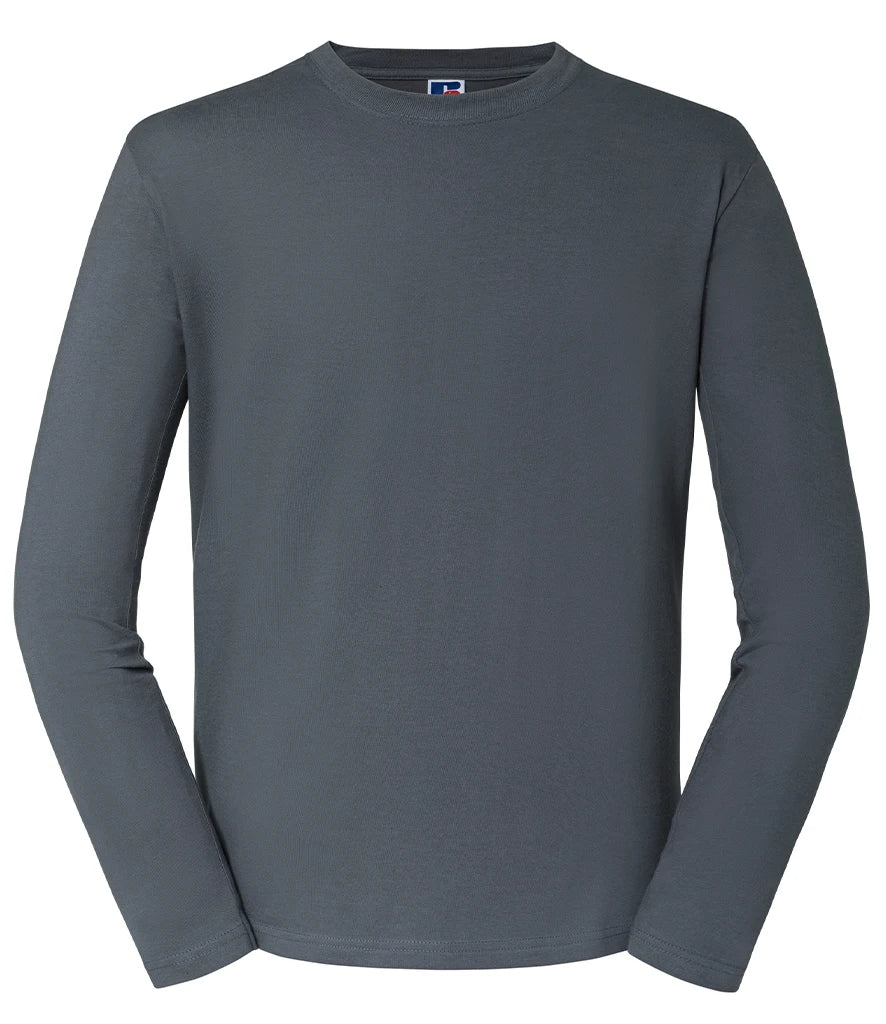 Russell Athletic Classic Long Sleeve T-Shirt — Convoy Grey