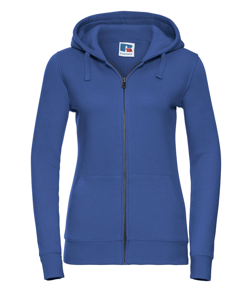 Russell Athletic Ladies Authentic Zip Hooded Sweatshirt — Bright Royal