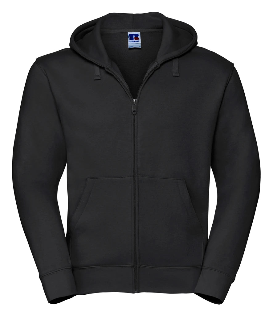 Russell Athletic Authentic Zip Hooded Sweatshirt — Black