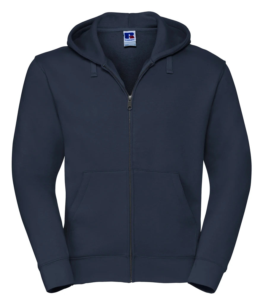Russell Athletic Authentic Zip Hooded Sweatshirt — French Navy