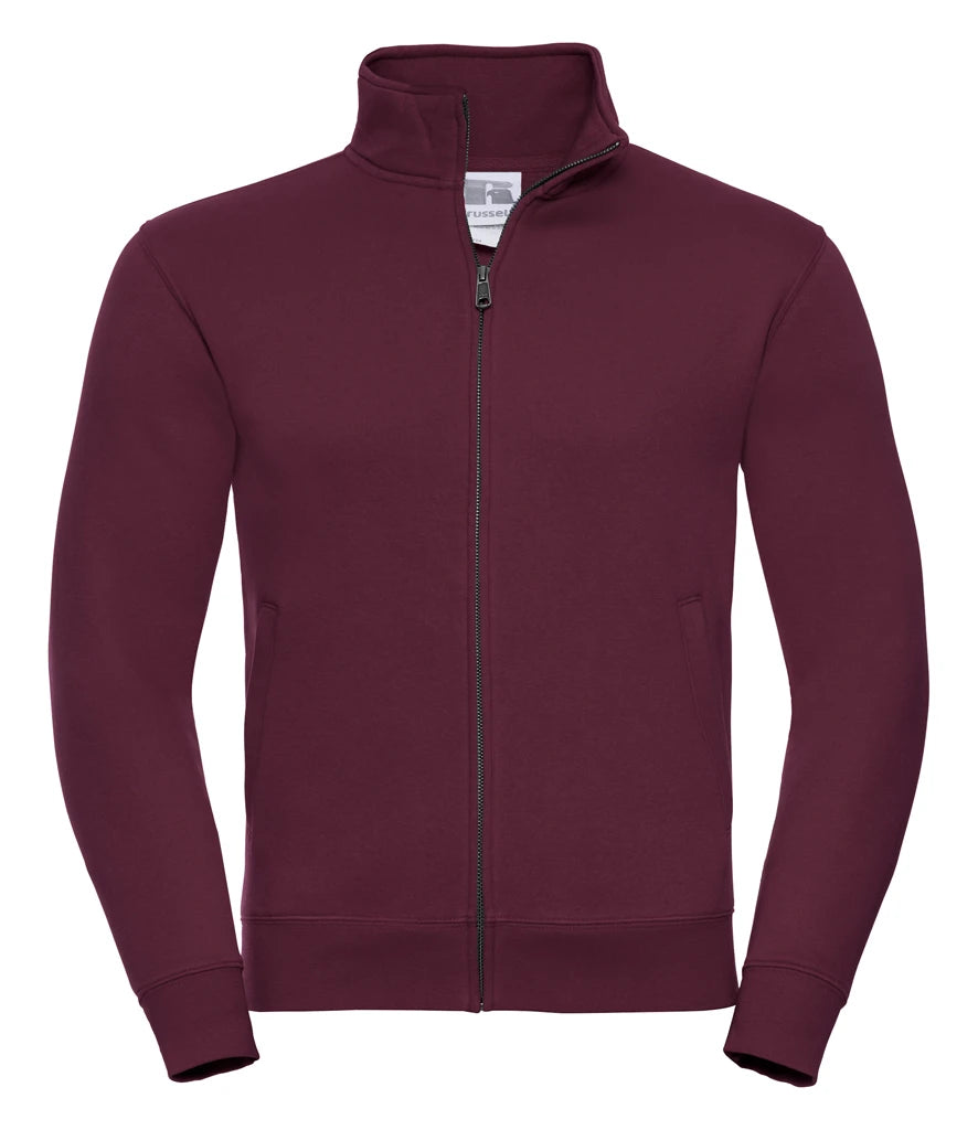 Russell Athletic Authentic Sweat Jacket — Burgundy