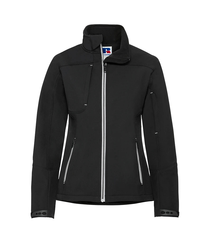 Russell Athletic Ladies Bionic Soft Shell Jacket — Black