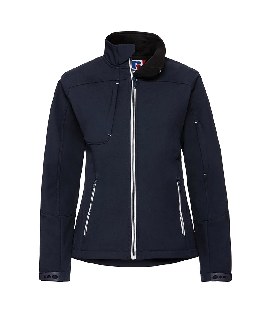 Russell Athletic Ladies Bionic Soft Shell Jacket — French Navy