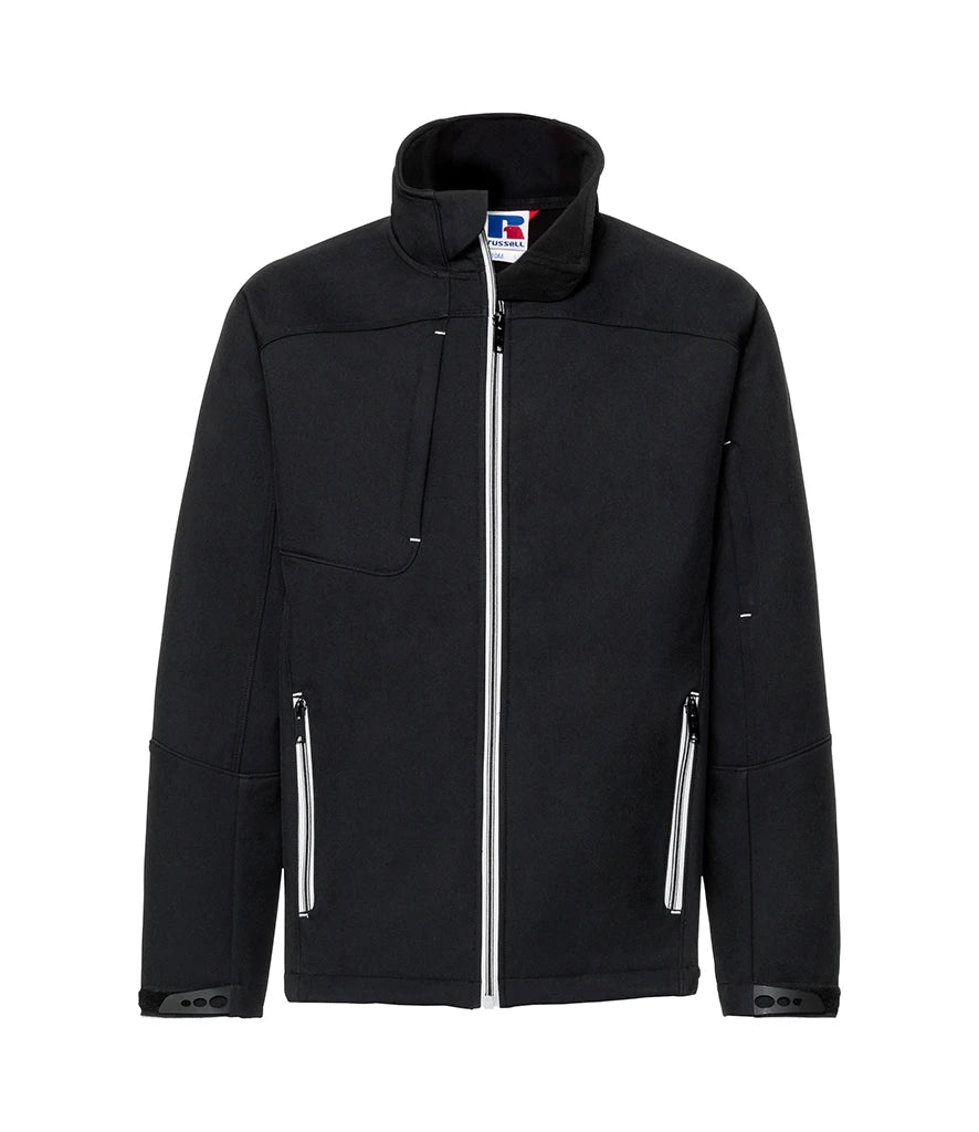 Russell Athletic Bionic Soft Shell Jacket — Black