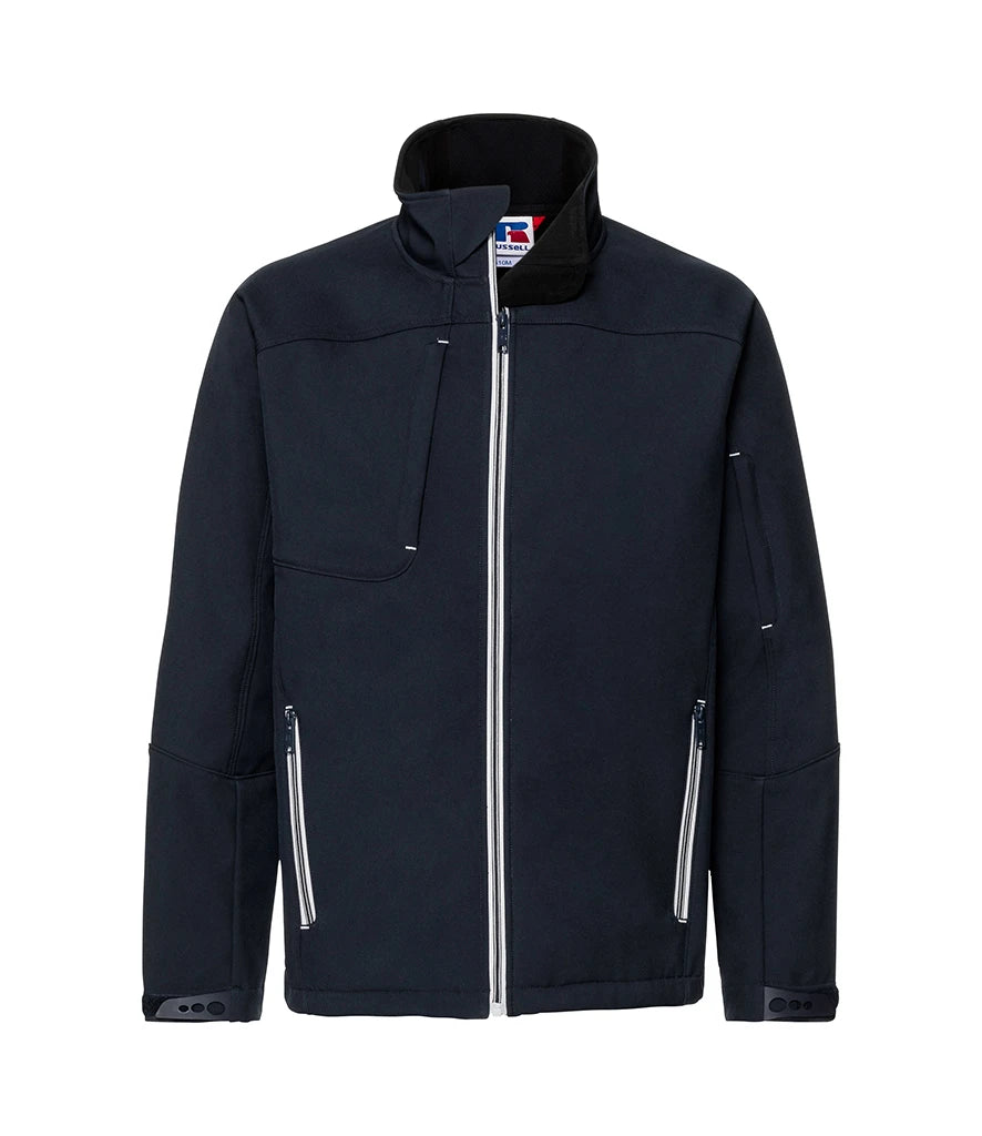 Russell Athletic Bionic Soft Shell Jacket — French Navy