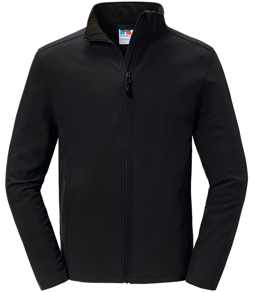 Russell Athletic Essential Recycled Soft Shell Jacket — Black