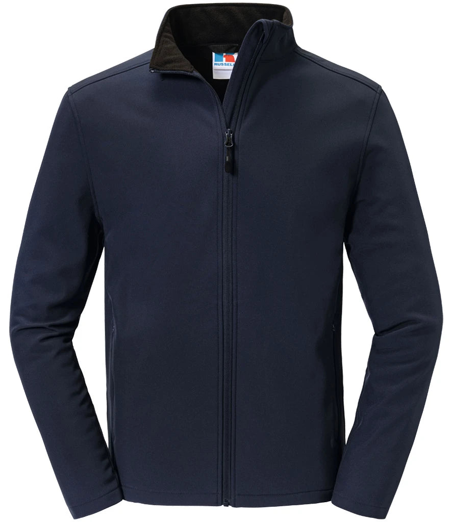 Russell Athletic Essential Recycled Soft Shell Jacket — French Navy