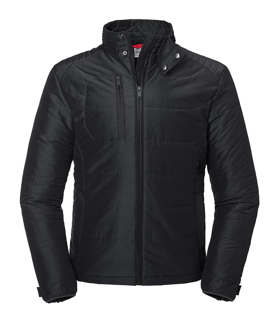 Russell Athletic Cross Padded Jacket — Black