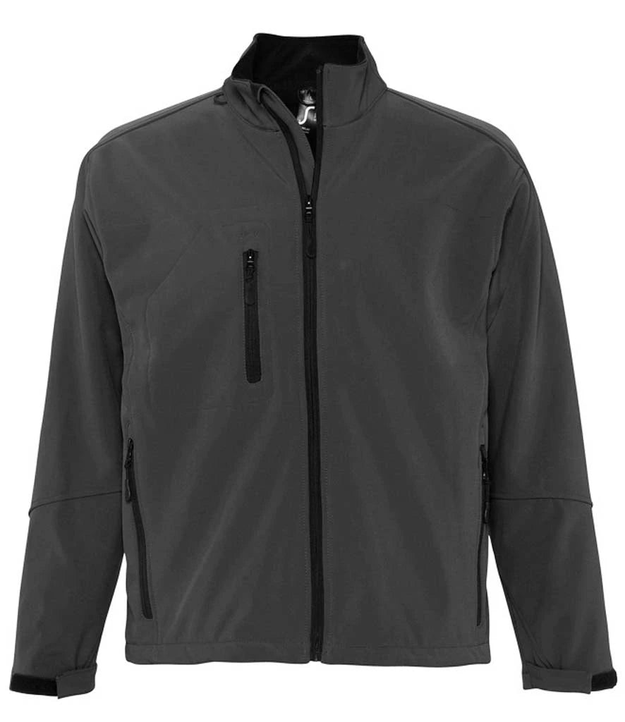 SOL'S Relax Soft Shell Jacket — Charcoal