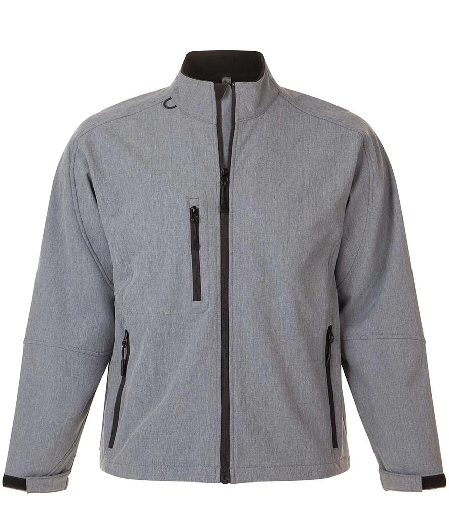 SOL'S Relax Soft Shell Jacket — Grey Marl
