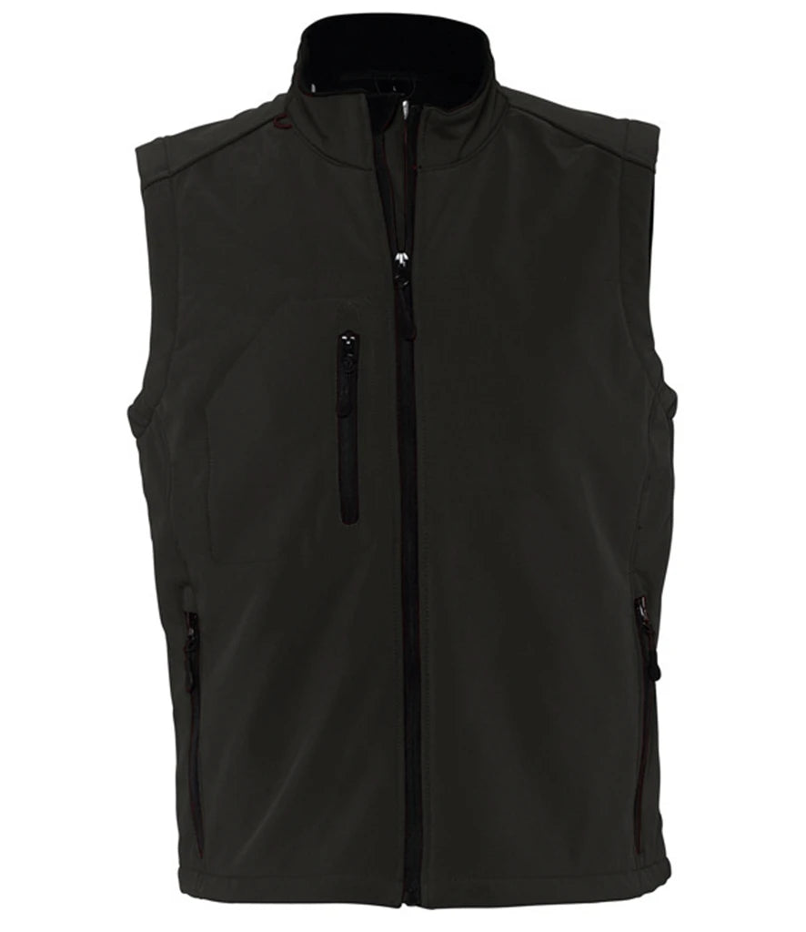 SOL'S Rallye Soft Shell Bodywarmer — Black