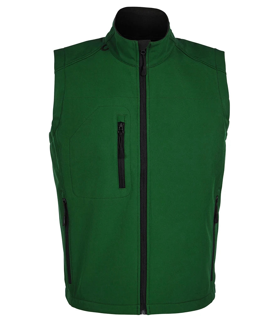SOL'S Rallye Soft Shell Bodywarmer — Bottle Green
