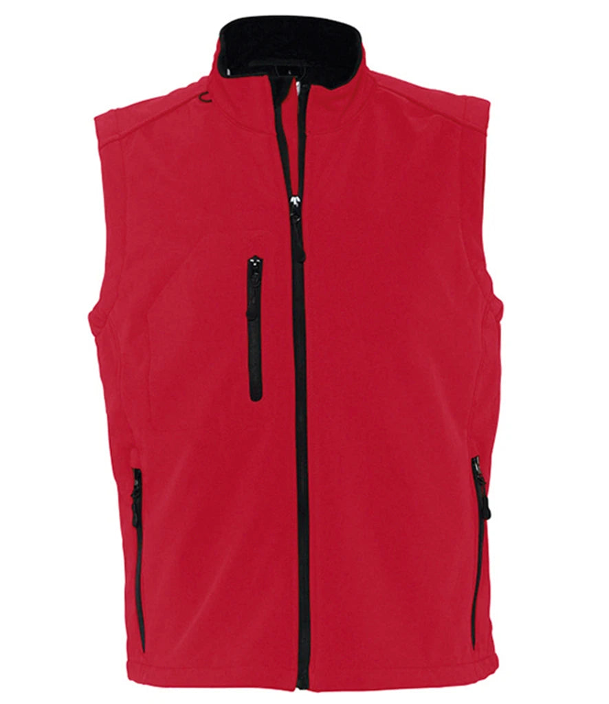 SOL'S Rallye Soft Shell Bodywarmer — Red