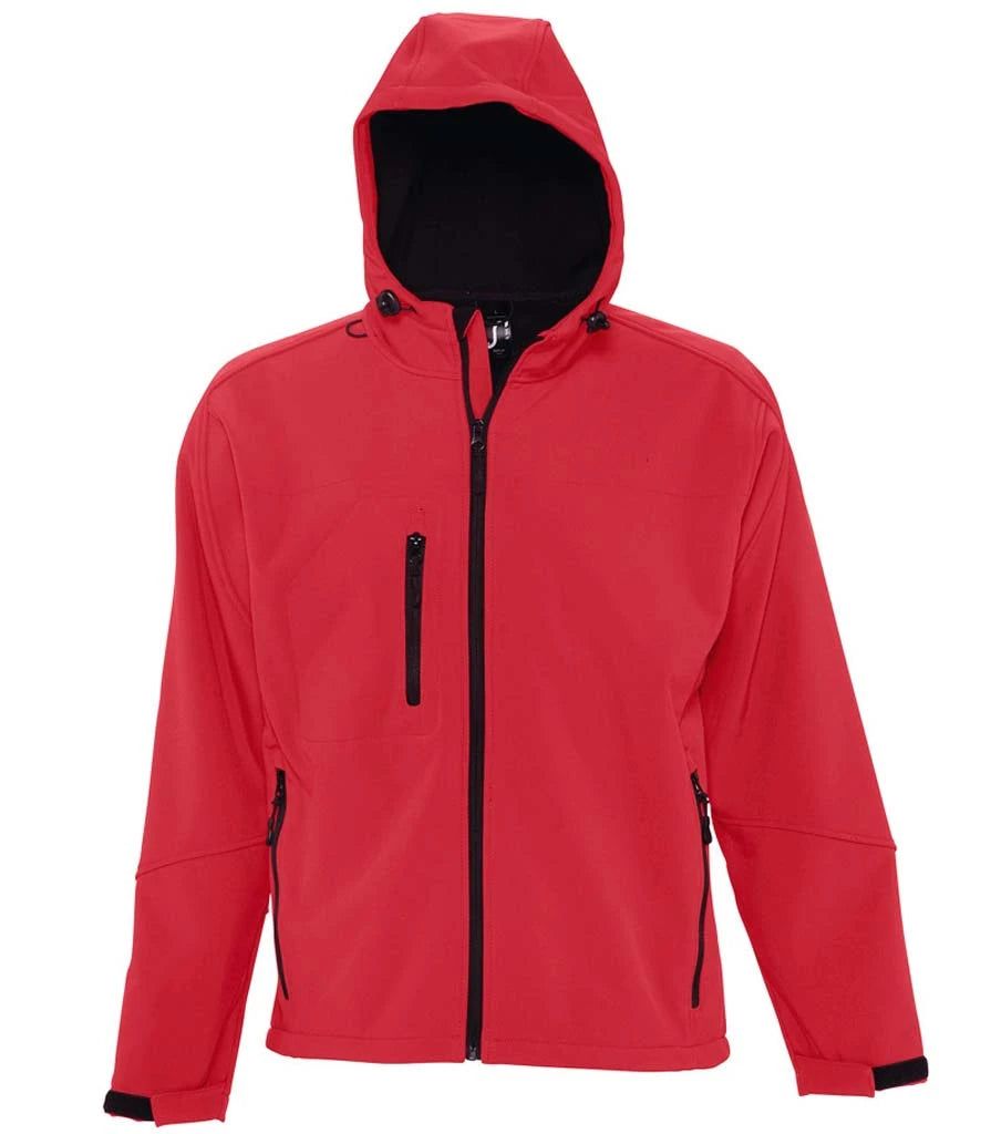 SOL'S Replay Hooded Soft Shell Jacket — Pepper Red