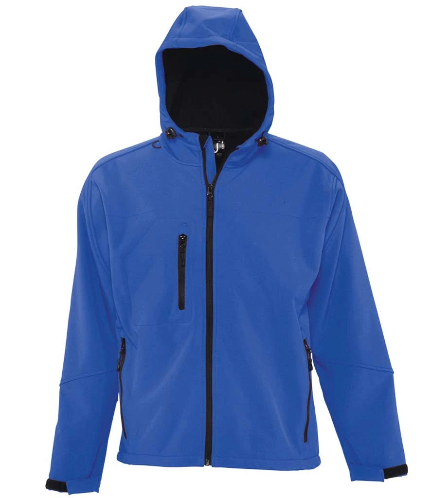 SOL'S Replay Hooded Soft Shell Jacket — Royal Blue