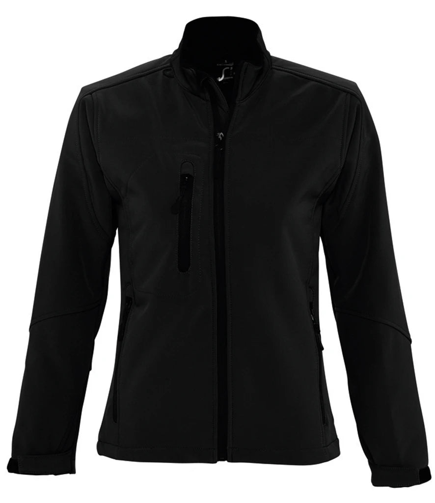 SOL'S Ladies Roxy Soft Shell Jacket — Black