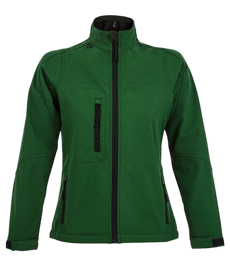 SOL'S Ladies Roxy Soft Shell Jacket — Bottle Green