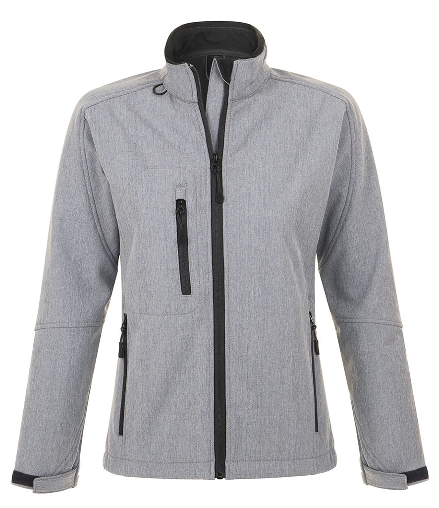 SOL'S Ladies Roxy Soft Shell Jacket — Grey Marl