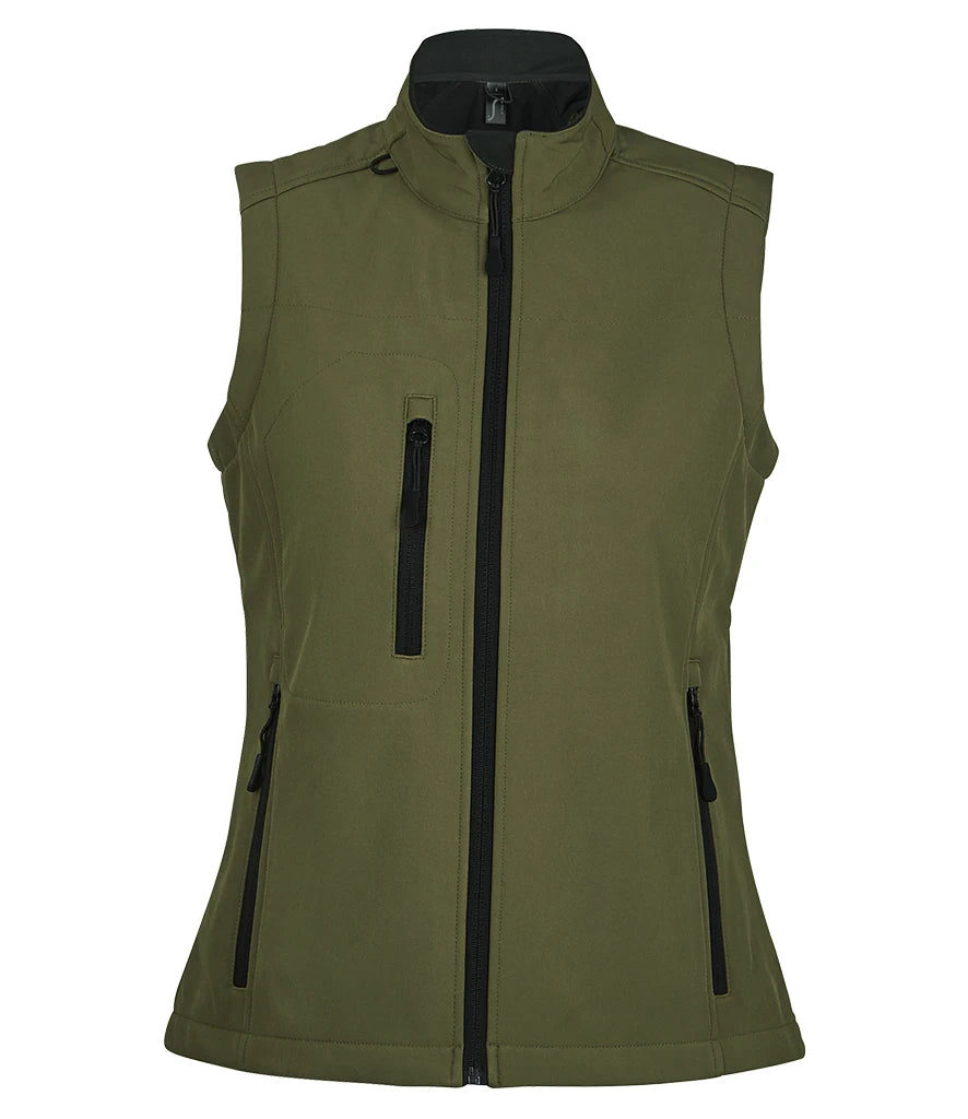 SOL'S Ladies Rallye Soft Shell Bodywarmer — Army