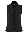 SOL'S Ladies Rallye Soft Shell Bodywarmer — Black