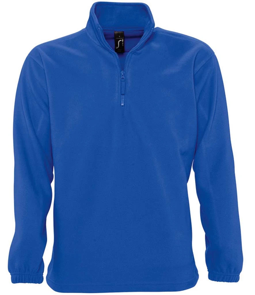 SOL'S Ness Zip Neck Fleece — Royal Blue