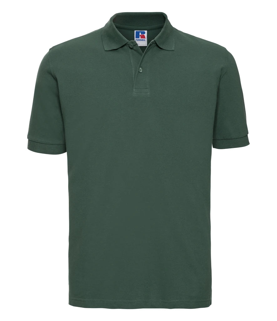 Russell Athletic Classic Cotton Piqué Polo Shirt — Bottle Green