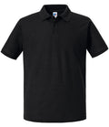 Russell Athletic Piqué Polo Shirt — Black