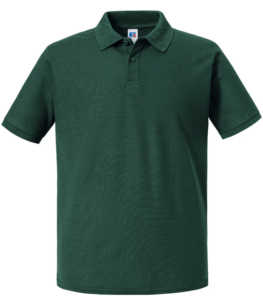Russell Athletic Piqué Polo Shirt — Bottle Green