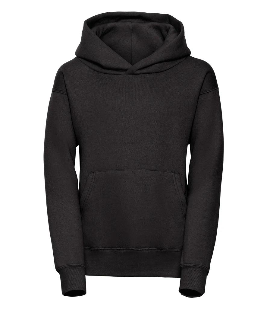 Russell Athletic Kids Hooded Sweatshirt — Black
