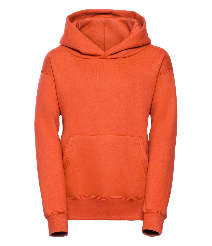Russell Athletic Kids Hooded Sweatshirt — Orange