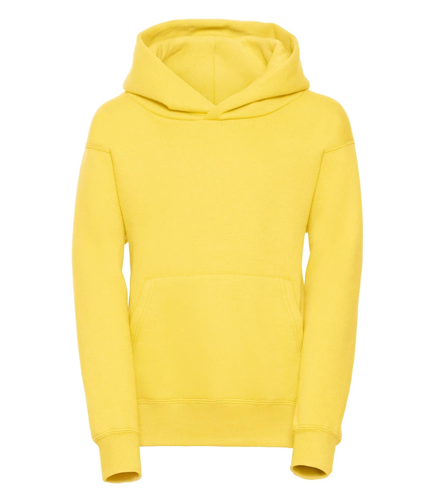 Russell Athletic Kids Hooded Sweatshirt — Yellow