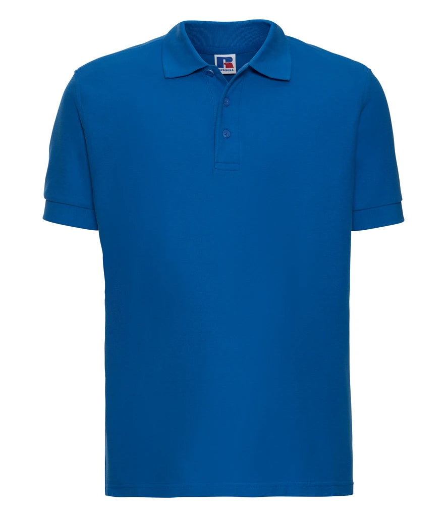 Russell Athletic Ultimate Cotton Piqué Polo Shirt — Azure