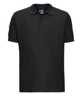 Russell Athletic Ultimate Cotton Piqué Polo Shirt — Black