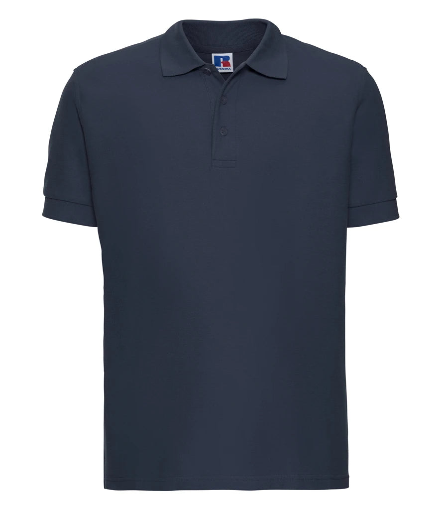 Russell Athletic Ultimate Cotton Piqué Polo Shirt — French Navy