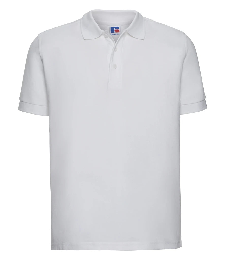 Russell Athletic Ultimate Cotton Piqué Polo Shirt — White
