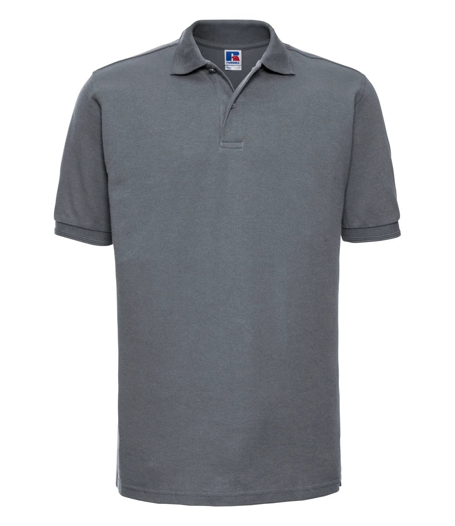 Russell Athletic Hardwearing Poly/Cotton Piqué Polo Shirt — Convoy Grey
