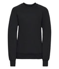 Russell Athletic Kids Raglan Sweatshirt — Black