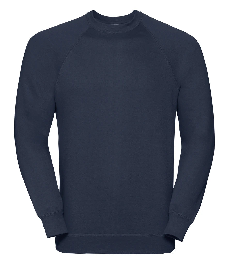 Russell Athletic Raglan Sweatshirt — French Navy