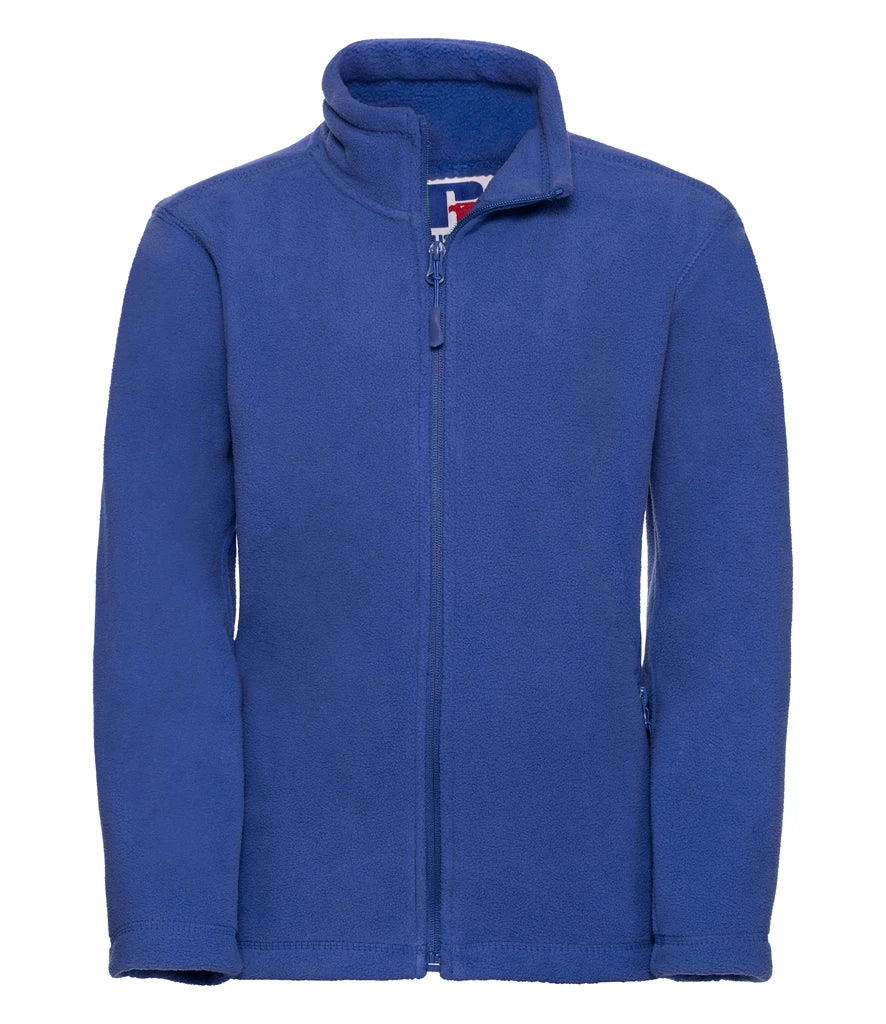 Russell Athletic Kids Outdoor Fleece Jacket — Royal Blue