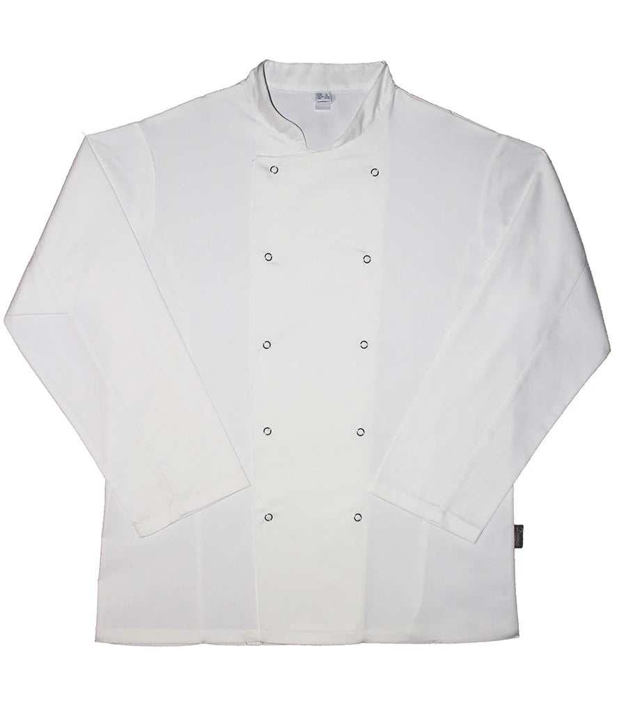 Dennys Long Sleeve Chef's Jacket — White